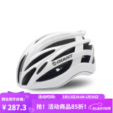 GIANT捷安特G1207一体成型亚洲版公路骑行头盔带防虫网 白灰 L 58-62cm