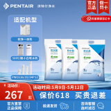 滨特尔（pentair） 滨润软水机高纯度高效通用软水盐离子交换树脂再生剂 3袋盐共30kg