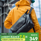 光影行星（GYXX）阿波罗2笔记本电脑包男士通勤单肩斜挎包适用苹果联想拯救者 曜夜黑/中号 适合14寸电脑