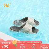 361°运动拖鞋男AG夏季篮球厚底沙滩休闲外穿凉拖鞋子男672426728-3