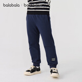 巴拉巴拉儿童长裤男童女童加厚加绒裤子2025秋冬亲子百搭束脚休闲裤子潮流