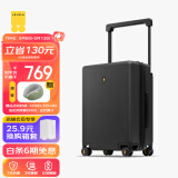地平线8号（LEVEL8）行李箱男女密码拉杆箱大旅行家20英寸登机宽拉杆PC旅行箱黑色