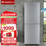 上菱 191升双门冰箱 风冷无霜 净味养鲜 节能低噪 冷藏冷冻控温保鲜 家用小型两门电冰箱 BBY191WL（皓月银）