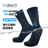 戴适薄软款防水袜 徒步露营山地骑行自驾 防风隔潮 竹纤维内里男女款 黑色 L(建议43-46码 卡码拍大)
