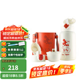 杯具熊（BEDDYBEAR） 儿童保温杯带吸管316不锈钢男女宝宝幼儿学生大容量户外直饮杯 三盖-淘气米奇  630ml
