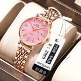 ATQ超薄手表女士机械风十大品牌腕表女表简约新年情人礼物送女友老婆