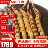 藏汐堂冬虫夏草 高海拔新干虫草礼盒装干货冬虫草头期 2根/g 10克 共20根【虫草王】