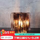 沐影【渐变色】后现代卧室床头灯客厅书房创意个性全铜轻奢艺术台灯 艺术台灯