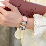 HKMW华为机HUAWEl适用情侣款一对智能手表2025新节日送礼物男女朋友表运动手环9pro支付 奶油粉单表【离线支付|来电提醒|多运动模式|DIY