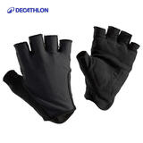 迪卡侬公路骑行手套半指男女轻薄舒适RC中阶款—黑色XXL 2658275