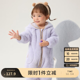 巴拉巴拉连体衣婴儿秋冬装外出宝宝抱衣哈衣爬服珊瑚绒2024萌208424120201