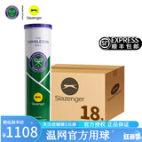 史莱辛格（Slazenger） 网球温网用球铁罐/胶罐训练比赛施莱辛格豹子球练习球专业网球 铁罐四粒装/1箱 340982