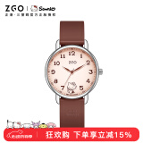 正港（ZGO）手表女学生小学初高中生中考高考考试手表女孩时尚腕表 2200棕