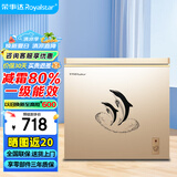 荣事达（Royalstar）冰柜商用大容量全冷冻卧式冰柜家用冷藏冷冻两用冷柜双温商用大冰柜冷冻柜展示柜 228升单温金色微霜【一级能效】