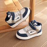 回力儿童棉鞋秋冬加绒板鞋男女童运动鞋雪地靴 WZ(TH)-2089 米深蓝 33