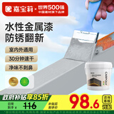 嘉宝莉（CARPOLY）防锈漆水性金属漆入户门改色漆彩钢瓦翻新专用漆油漆涂料中灰3kg
