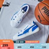 彪马（PUMA）【邹阳同款】缓震透气网眼实战篮球鞋男女运动鞋194454 白-深蓝色-05 42.5