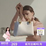 纽芝兰（NUCELLE）包包女款2025年凯莉包红色娘婚包大容量手提单肩斜挎包生日礼物