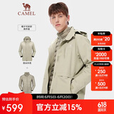 骆驼（CAMEL）户外羽绒冲锋衣男女三合一可拆卸滑雪服户外旅游外套 A9W21a8127