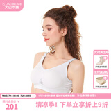 犬印本铺孕妇一体式运动型哺乳开扣内衣文胸无钢圈透气弹力前开喂奶胸罩 莫兰迪蓝 S
