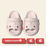 babycrayon新款萌芽鲨儿童拖鞋女童男童夏季外穿室内防滑凉拖鞋中小幼童凉拖 粉色 13 cm内长【适合脚长12.5cm】