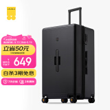 地平线8号（LEVEL8）行李箱 密码拉杆箱女男托运旅行PC箱28英寸大容量 旅行者系列黑色