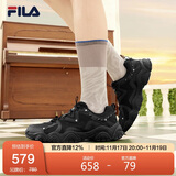 FILA 斐乐官方猫爪鞋男鞋2025年复古运动鞋时尚休闲鞋FLUID 4