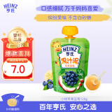 亨氏 (Heinz) 苹果蓝莓水果泥120g婴儿辅食宝宝辅食6月+