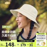 蕉下（beneunder）遮阳帽子女透气渔夫帽防晒帽钓鱼帽防泼水户外AS713白