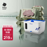 babycare婴童手口紫盖湿巾80抽*8包+湿巾加热器辛德白*1恒温家用