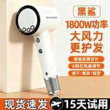 BLACK SHARK高速吹风机 速干家用电吹风 黑鲨负离子护发吹风筒无叶吹风机 家用 学生用 黑鲨P1高速吹风机 【流光白】