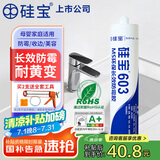 硅宝603 MS防霉玻璃胶厨房卫生间防水防霉胶涂料防潮密封胶透明1支