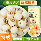 神农金康 莲子500g 湘潭去芯磨皮白莲子 桂圆百合银耳羹食材 搭配中药材