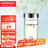 金灶（KAMJOVE）月牙杯水杯玻璃杯泡茶杯耐热玻璃便携车载杯茶具 个人水杯 TP-57/380毫升