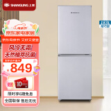 上菱 183升 双门冰箱 风冷无霜 节能低噪 净味养鲜 冷藏冷冻控温保鲜 小型家用两门电冰箱 BBY183WL（铂银）