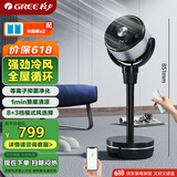 格力（GREE）【冷风循环】空气循环扇空调扇WiFi遥控摇头落地扇净化等离子除菌净化 KSZ-03X60DgZ
