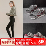 ZHR休闲鞋女精选牛皮舒适百搭女鞋 经典INS潮拼色运动鞋女 韩版时尚轻便透气鞋子女 AK60 深灰色 36