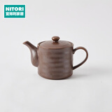 NITORI宜得利家居 单杯茶盏酒杯家用日式陶瓷茶具茶壶茶碗茶杯 500ml茶壶 棕色