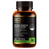 GO healthyGOHealthy高之源 奶蓟草胶囊50,000mg,60粒,进口加班熬夜烟酒人