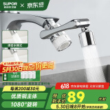 苏泊尔（SUPOR）1080°水龙头过滤延伸器厨房洗手池万向旋转防溅机械臂起泡器国补s
