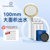 Aroma Sense过滤手持花洒喷头增压沐浴花洒韩国进口活性碳除氯净水过滤 PRC瓷白标配+6支过滤棉+碳盒