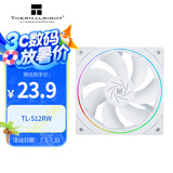 Thermalright(利民) TL-S12RW 炫彩光圈风扇 12cm反出风机箱风扇 ARGB 风扇 支持神光同步 4PIN PWM 调速风扇