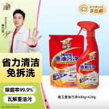 威王油烟机清洗剂重油污净厨房清洁剂去油污清洁剂500g+420g