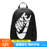 耐克（NIKE）男女双肩包背包 大容量旅行包电脑书包休闲包DV1296-010 黑白