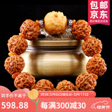 山中玉金刚菩提手串尼泊尔菩提子原籽龙鳞纹盘文玩大五瓣精品母亲节礼物 [精挑]六瓣貔貅款21-22mm