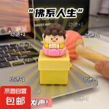 莫生气发声解压按键佛祖语音挂件钥匙扣桌面摆件抖音同款电子木鱼 木鱼按键【佛主】