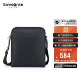 新秀丽（Samsonite）男士手提包可放iPad电脑包休闲通勤斜跨公文包生日礼物TK3*09003