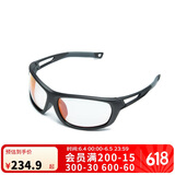 迪卡侬户外山地运动男女墨镜潮QUOP黑色太阳眼镜-镜腿镂空-4583541