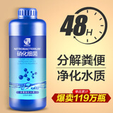 疯狂石头鱼缸活性硝化细菌 鱼池净化水质分解鱼便【硝化细菌600ML装】