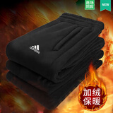 阿迪达斯 （adidas）【加绒】裤子男运动裤25冬季新款休闲裤束脚卫裤针织透气长裤 【冬季加绒款】束脚-经典款/晒图退5 M